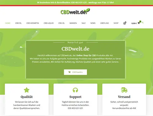 CBD-Shops und Hersteller auf Cannabidiole.de
